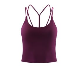 Fashion Personality Female Bra Vest (Option: Dark Purple-XS)