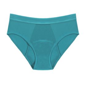 Multi-Color Bamboo Fiber Four-layer Physiological Underwear (Option: Green-M)