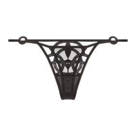 Women's Underwear Big Chest Small Push-up Thin (Option: Black 077T-M)