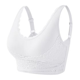 Lace Sports Underwear Upgraded Bra (Option: White-L)