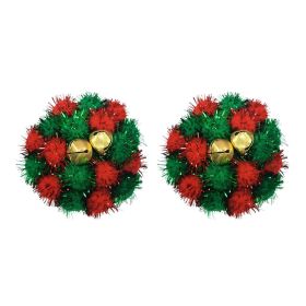 Christmas Breast Pad Bell Fur Ball Strawberry Red Lip Butterfly (Option: Bell-Free Size)