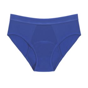 Multi-Color Bamboo Fiber Four-layer Physiological Underwear (Option: Blue-M)