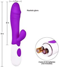 Double Use Rose, Stimulation Suction, Suck & Lick Pleasure Quiet, Functional Sucking Women (Rose red) (Color: Purple)