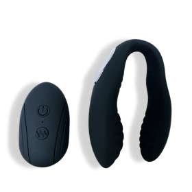 Hestia – Lightweight U-Shaped Vibrator, G-Spot Clitoral Vibe (Color: black)