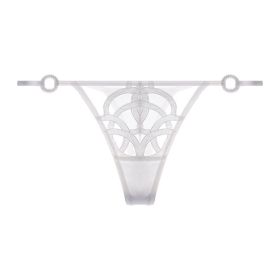 Women's Underwear Big Chest Small Push-up Thin (Option: White 077T-L)