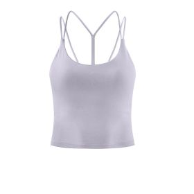 Fashion Personality Female Bra Vest (Option: Silver Gray-2XL)