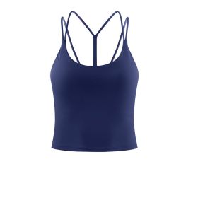Fashion Personality Female Bra Vest (Option: Gray Blue-2XL)