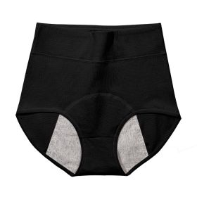 High Waist Belly Contracting Aunt Underwear (Option: Black-XL)
